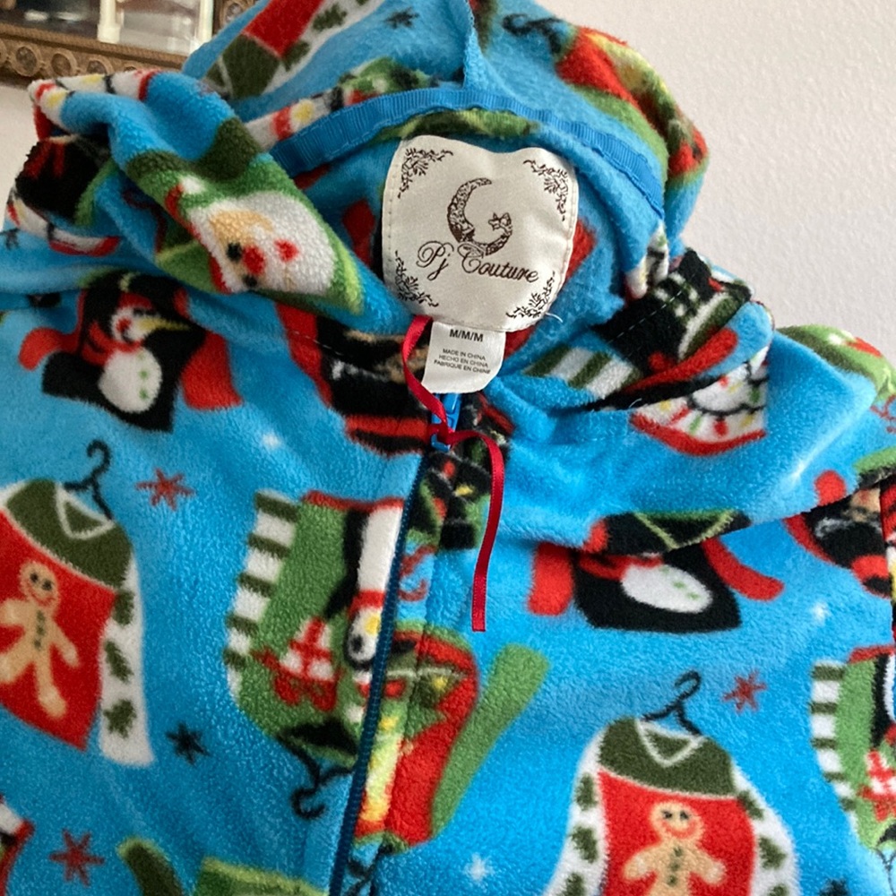 Ugly sweater pj’s.  M